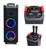 ALTAVOZ PORTATIL 600W KBTUS-608 2 MICROS LUCES