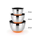 BOWL  16 CM EFFICIENT INOX Con tapa