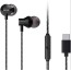 AURICULAR IN-EAR ESTM-50USB-C MICRO TIPO-C NEGRO