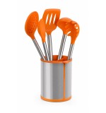 SET 5 UTENSILIOS COCINA EFFICIENT + BOTE GIRATORIO